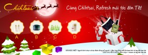 Cùng Chihtsai, F5 mái tóc đón Tết